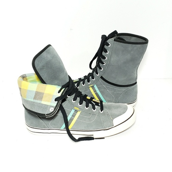 VANS Wellesley Womens High Top Sneakers Gray Sz 9 - Picture 3 of 8